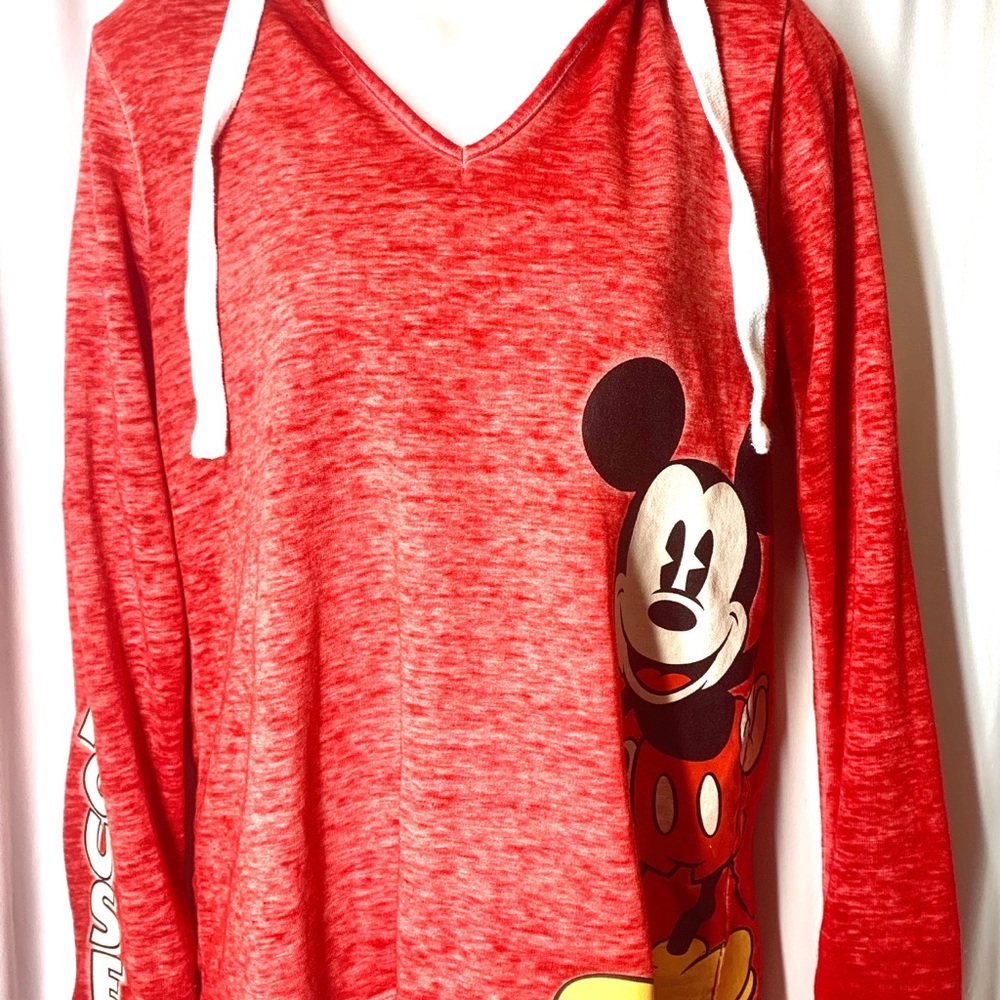 Mickey Mouse long sleeve Hoodie Womens top Small S